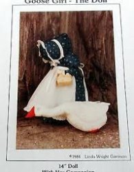 14'' 1984 GOOSE GIRL THE DOLL WITH THE GOOSE FOLK PATTERN